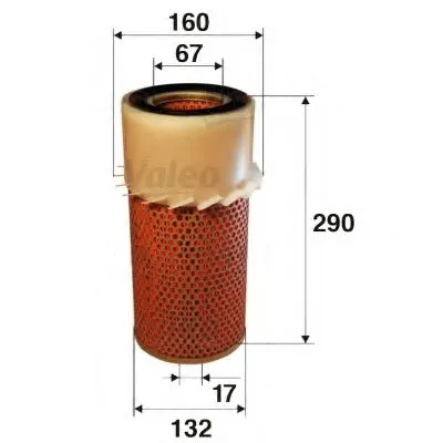 Воздушный фильтр VALEO купить