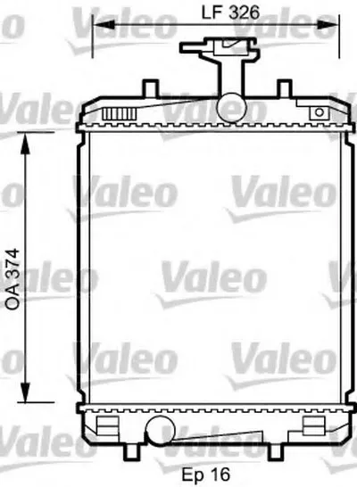 Радиатор, охлаждение двигателя VALEO купить