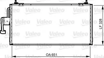 Конденсатор, кондиционер VALEO купить