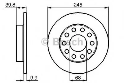 Тормозной диск BOSCH купить