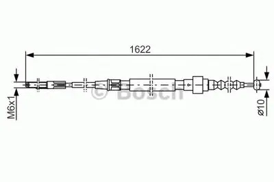 Трос, стояночная тормозная система BOSCH купить