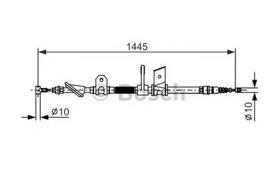 Трос, стояночная тормозная система BOSCH купить