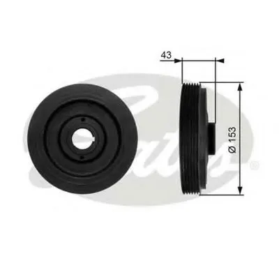 Ременный шкив, коленчатый вал DriveAlign® GATES купить