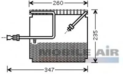 Испаритель, кондиционер VAN WEZEL купить