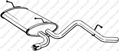 Глушитель выхлопных газов конечный BOSAL купить