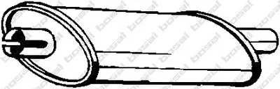 Средний глушитель выхлопных газов BOSAL купить