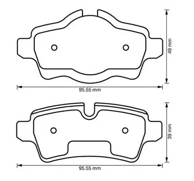 Комплект тормозных колодок, дисковый тормоз JURID купить