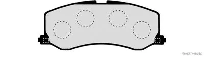Комплект тормозных колодок, дисковый тормоз HERTH+BUSS JAKOPARTS купить