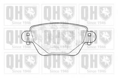 Комплект тормозных колодок, дисковый тормоз QUINTON HAZELL купить