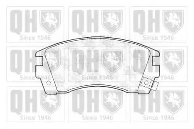 Комплект тормозных колодок, дисковый тормоз QUINTON HAZELL купить