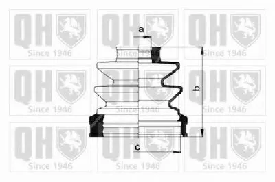Комплект пылника, приводной вал QUINTON HAZELL купить