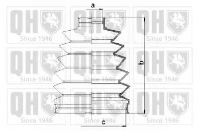Комплект пылника, приводной вал QUINTON HAZELL купить