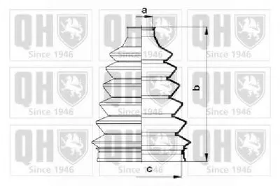Комплект пылника, приводной вал QUINTON HAZELL купить