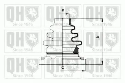 Комплект пылника, приводной вал QUINTON HAZELL купить