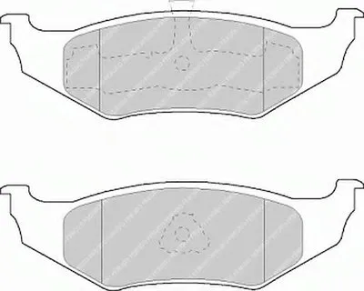 Комплект тормозных колодок, дисковый тормоз PREMIER FERODO купить