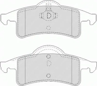 Комплект тормозных колодок, дисковый тормоз PREMIER FERODO купить