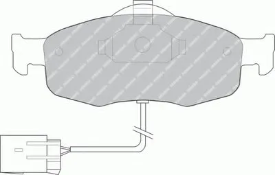 Комплект тормозных колодок, дисковый тормоз PREMIER FERODO купить