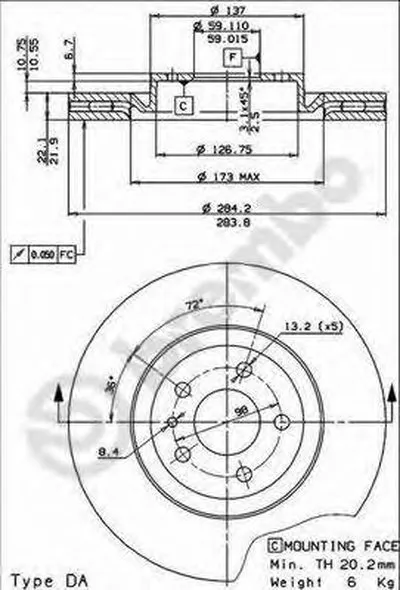 Тормозной диск AP купить