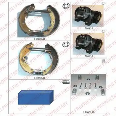 Комплект тормозных колодок DELPHI купить