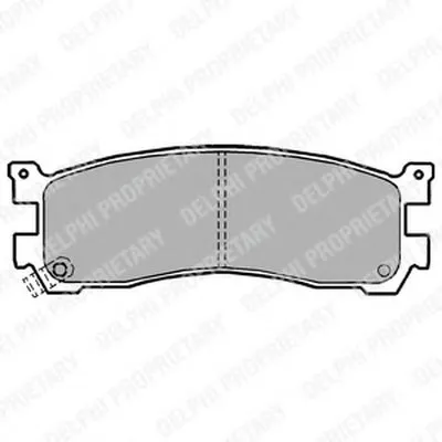 Комплект тормозных колодок, дисковый тормоз DELPHI купить