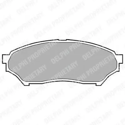 Комплект тормозных колодок, дисковый тормоз DELPHI купить