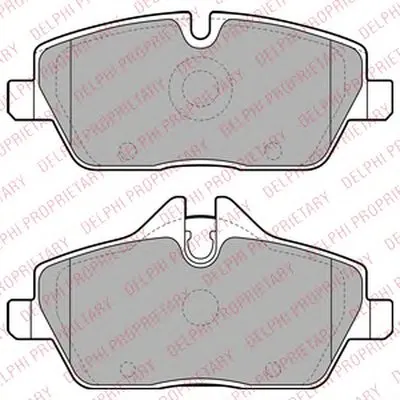 Комплект тормозных колодок, дисковый тормоз DELPHI купить