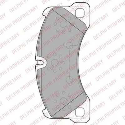 Комплект тормозных колодок, дисковый тормоз DELPHI купить