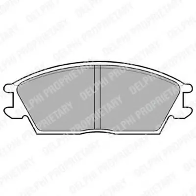 Комплект тормозных колодок, дисковый тормоз DELPHI купить