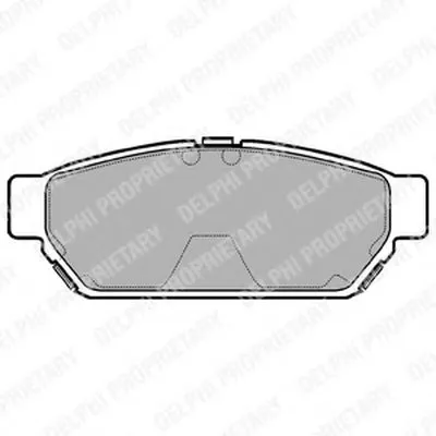Комплект тормозных колодок, дисковый тормоз DELPHI купить