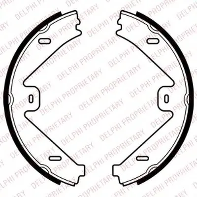 Комплект тормозных колодок, стояночная тормозная система DELPHI купить
