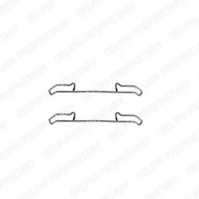 Комплектующие, колодки дискового тормоза DELPHI купить