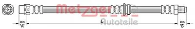 Тормозной шланг METZGER купить