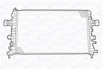 Радиатор, охлаждение двигателя MAGNETI MARELLI купить