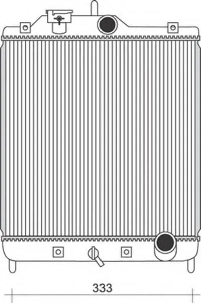 Радиатор, охлаждение двигателя MAGNETI MARELLI купить