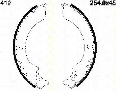 Комплект тормозных колодок TRISCAN купить