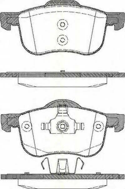 Комплект тормозных колодок, дисковый тормоз TRISCAN купить