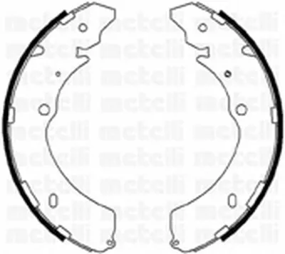 Комплект тормозных колодок METELLI купить