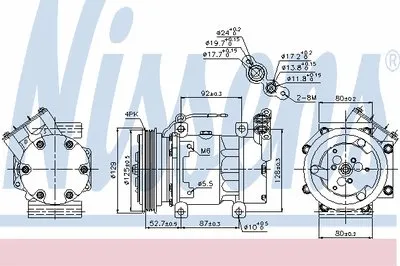 Компрессор, кондиционер NISSENS купить