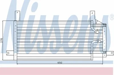 Конденсатор, кондиционер NISSENS купить