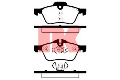 Комплект тормозных колодок, дисковый тормоз NK купить