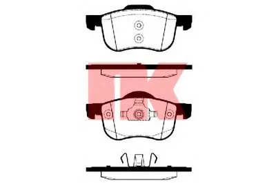 Комплект тормозных колодок, дисковый тормоз NK купить