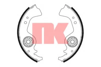 Комплект тормозных колодок NK купить