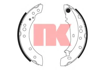Комплект тормозных колодок NK купить