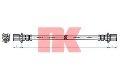Тормозной шланг NK купить