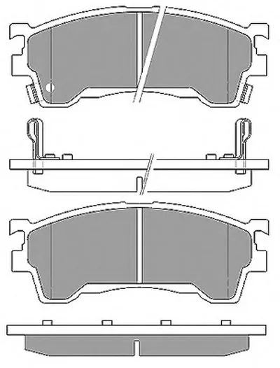 Комплект тормозных колодок, дисковый тормоз MAPCO купить