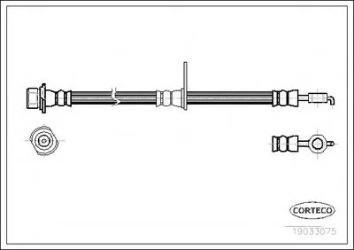 Тормозной шланг CORTECO купить