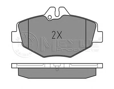 Комплект тормозных колодок, дисковый тормоз MEYLE купить