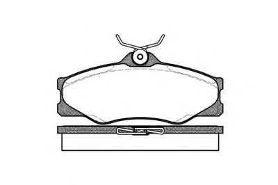 Комплект тормозных колодок, дисковый тормоз REMSA купить