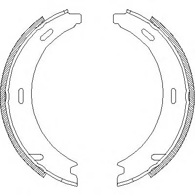 Комплект тормозных колодок, стояночная тормозная система REMSA купить