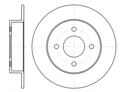 Тормозной диск REMSA купить